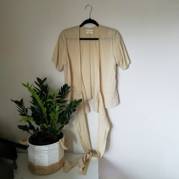 Yoli & Otis Tops - Yoli and Otis - Isibeal Wrap Top - Sand - Ethical